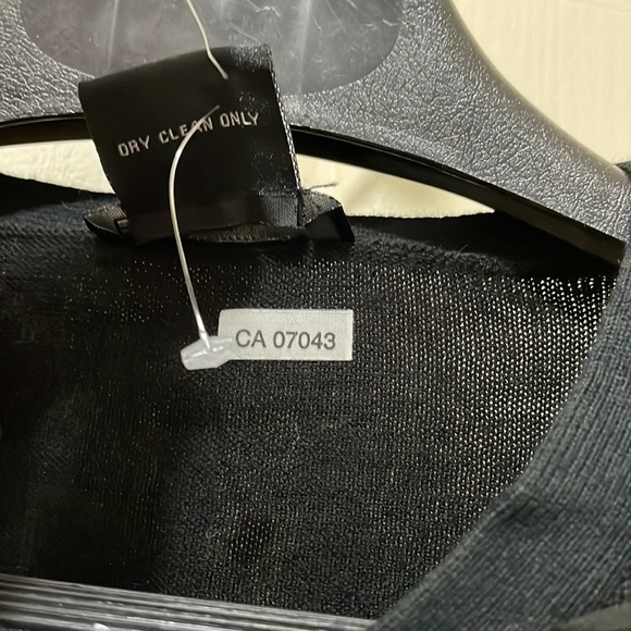 Escapade black long sleeve cardigan (sz m) - Picture 3 of 6